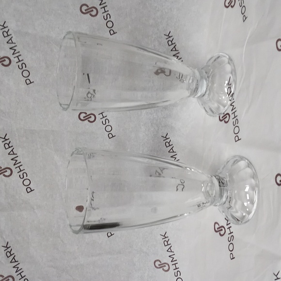 Milk Shake Glasses Cold Stone Creamery 2pc Glass New - Picture 1 of 5